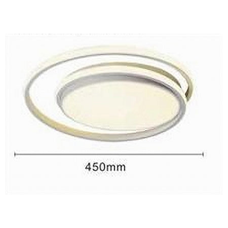 Plafoniera Led Soffitto Cerchio 60w Circolare Bianco Moderno Luce Naturale 50156