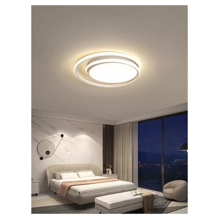 Plafoniera Led Soffitto Cerchio 60w Circolare Bianco Moderno Luce Naturale 50156
