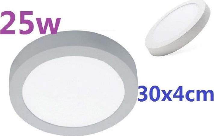 PLAFONIERA LED TONDA O QUADRATA DA SUPERFICIE PANNELLO DA 25W CALDO FREDDO NATUR  Trade Shop italia - Napoli, Commerciovirtuoso.it