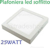 PLAFONIERA LED TONDA O QUADRATA DA SUPERFICIE PANNELLO DA 25W CALDO FREDDO NATUR  Trade Shop italia - Napoli, Commerciovirtuoso.it