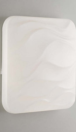 Plafoniera Led Wave Bianca 24W 2600Lm Cct 43X43Cm Illuminazione/Illuminazione per interni/Lampadari lampade a sospensione e plafoniere/Plafoniere Led Mall Home - Napoli, Commerciovirtuoso.it