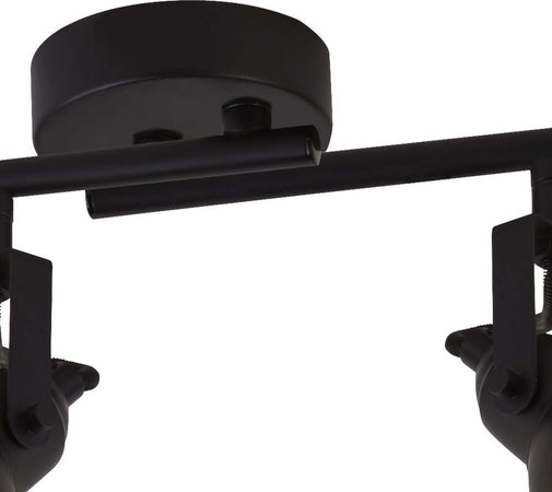 Plafoniera-Lineare-Contemporanea-Focus-Spotlight-Acciaio-Bianco-Nero-1-Luce-Gu10