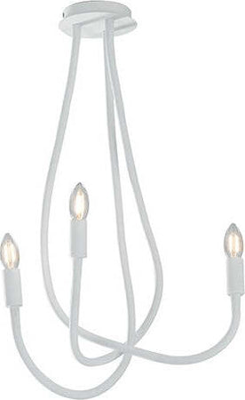 Plafoniera Lover Bianca 3Xe14 100X120Cm Illuminazione/Illuminazione per interni/Lampadari lampade a sospensione e plafoniere/Plafoniere Led Mall Home - Napoli, Commerciovirtuoso.it