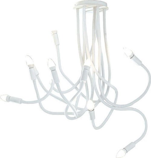 Plafoniera Lover Bianca 9Xe14 100X120Cm Illuminazione/Illuminazione per interni/Lampadari lampade a sospensione e plafoniere/Plafoniere Led Mall Home - Napoli, Commerciovirtuoso.it