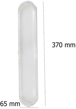 Plafoniera Luce Cappa Rettangolare 370x65mm