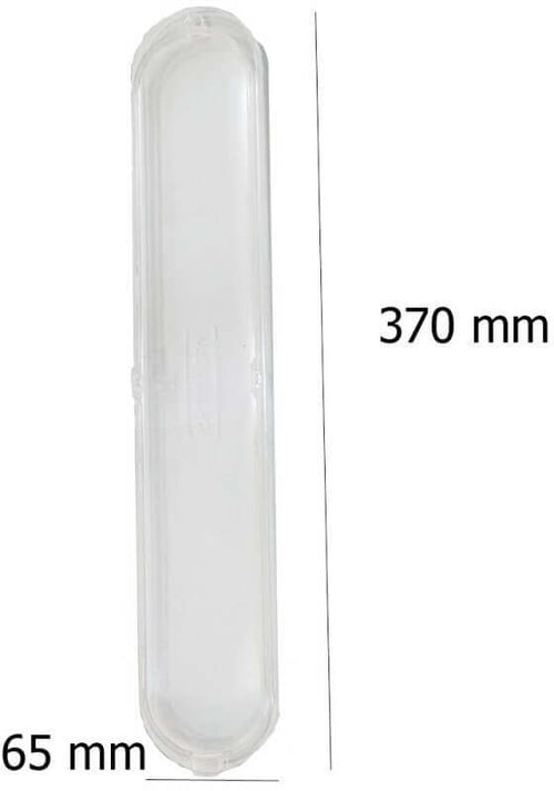 Plafoniera Luce Cappa Rettangolare 370x65mm