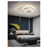 Plafoniera Luce Naturale Led Quadrata 50w Lampadario Soffitto Bianco Moderno 50057