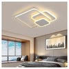 Plafoniera Luce Naturale Led Quadrata 50w Lampadario Soffitto Bianco Moderno 50057
