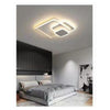 Plafoniera Luce Naturale Led Quadrata 50w Lampadario Soffitto Bianco Moderno 50057