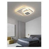 Plafoniera Luce Naturale Led Quadrata 50w Lampadario Soffitto Bianco Moderno 50057