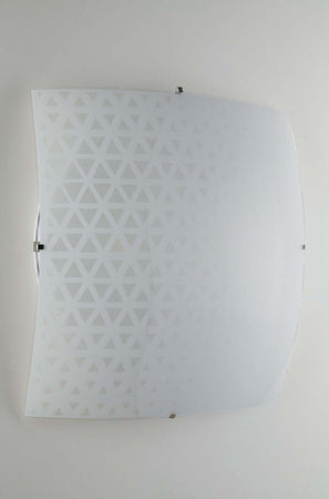 Plafoniera Maori Bianca 4Xe27 50X50Cm Illuminazione/Illuminazione per interni/Lampadari lampade a sospensione e plafoniere/Plafoniere Led Mall Home - Napoli, Commerciovirtuoso.it