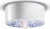 Plafoniera-Media-Vintage-Decò-Pi-Ceramica-Ming-Blu-1-Luce-E27