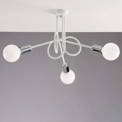 Plafoniera-Minimal-3-Luci-in-Ferro-Laccato-Bianco-Particolari-Cromo-Serie-Pop
