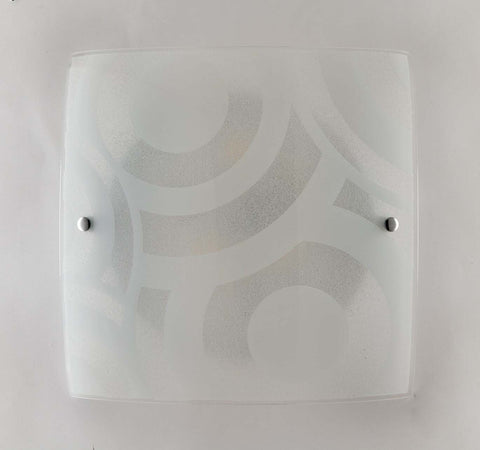 Plafoniera Miro' Bianca 4Xe27 50X50Cm Illuminazione/Illuminazione per interni/Lampadari lampade a sospensione e plafoniere/Plafoniere Led Mall Home - Napoli, Commerciovirtuoso.it