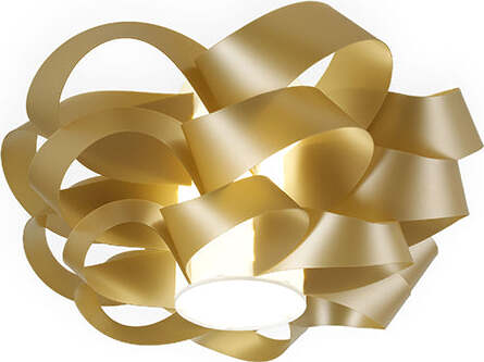 Plafoniera-Moderna-1-Luce-Cloud-D40-In-Polilux-Oro-Made-In-Italy