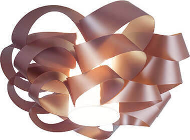 Plafoniera-Moderna-1-Luce-Cloud-D50-In-Polilux-Rosa-Metallico-Made-In-Italy