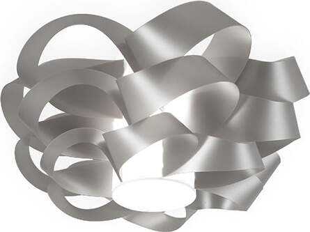 Plafoniera-Moderna-1-Luce-Cloud-D50-In-Polilux-Silver-Made-In-Italy