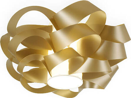 Plafoniera-Moderna-1-Luce-Cloud-D60-In-Polilux-Oro-Made-In-Italy