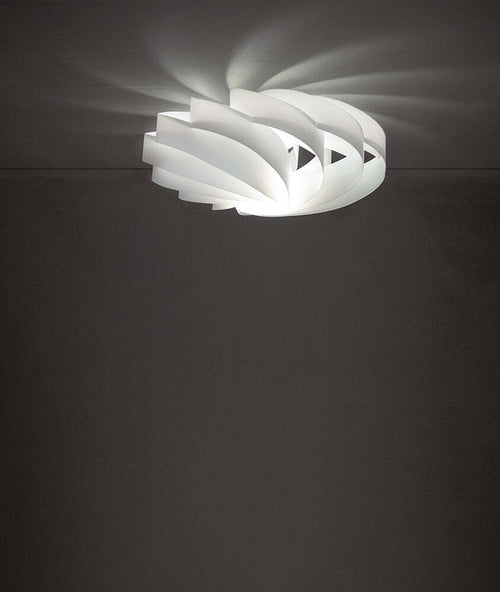 Plafoniera-Moderna-1-Luce-Flat-In-Polilux-Bianco-D50-Made-In-Italy
