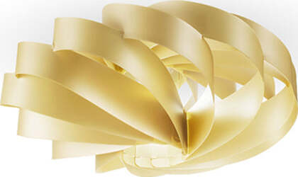 Plafoniera-Moderna-1-Luce-Flat-In-Polilux-Oro-D50-Made-In-Italy