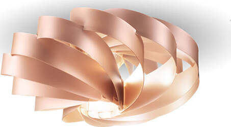 Plafoniera-Moderna-1-Luce-Flat-In-Polilux-Rame-D40-Made-In-Italy