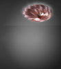 Plafoniera-Moderna-1-Luce-Flat-In-Polilux-Rosa-Metallico-D30-Made-In-Italy