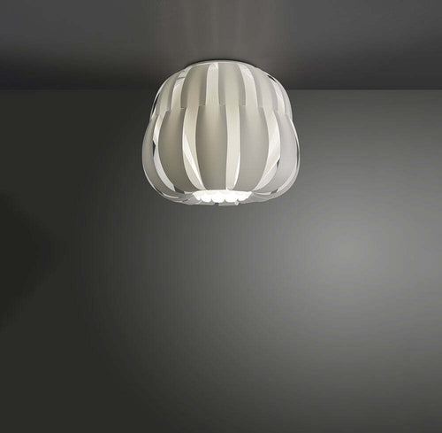 Plafoniera-Moderna-1-Luce-Queen-In-Polilux-Bianco-D19-Made-In-Italy