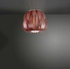 Plafoniera-Moderna-1-Luce-Queen-In-Polilux-Rosa-Metallico-D19-Made-In-Italy