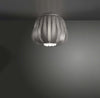 Plafoniera-Moderna-1-Luce-Queen-In-Polilux-Silver-D19-Made-In-Italy
