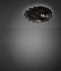 Plafoniera-Moderna-3-Luci-Luci-Flat-In-Polilux-Nero-D70-Made-In-Italy