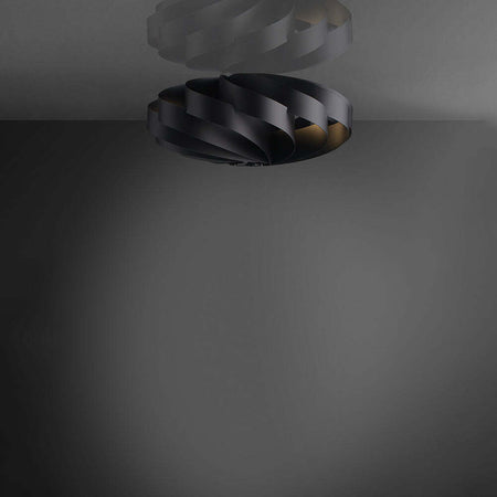Plafoniera-Moderna-3-Luci-Luci-Flat-In-Polilux-Nero-D70-Made-In-Italy