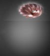 Plafoniera-Moderna-5-Luci-Flat-In-Polilux-Rosa-Metallico-D100-Made-In-Italy