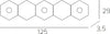 Plafoniera-Moderna-5-Moduli-Hexagon-Metallo-Foglia-Rame-3-Luci-Led-12X3W