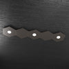 Plafoniera-Moderna-5-Moduli-Hexagon-Metallo-Marrone-3-Luci-Led-12X3W