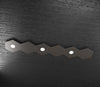 Plafoniera-Moderna-6-Moduli-Hexagon-Metallo-Marrone-3-Luci-Led-12X3W