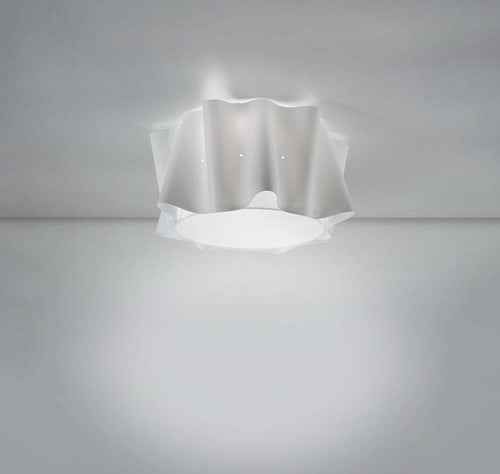Plafoniera-Moderna-A-1-Luce-Folio-In-Polilux-Bianco-D60-Made-In-Italy
