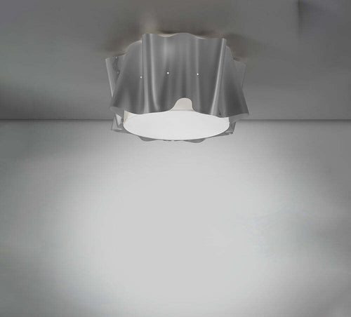 Plafoniera-Moderna-A-1-Luce-Folio-In-Polilux-Silver-D50-Made-In-Italy