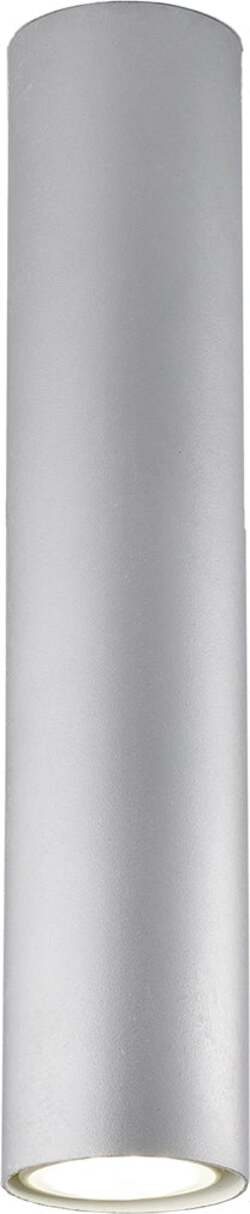 Plafoniera-Moderna-A-Cilindro-Dag-1-Luce-Gu10-In-Ferro-Laccato-Argento