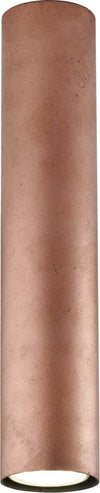 Plafoniera-Moderna-A-Cilindro-Dag-1-Luce-Gu10-In-Ferro-Laccato-Rame