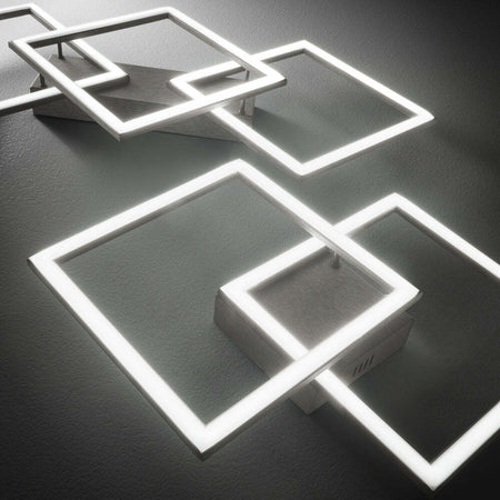 Plafoniera-Moderna-Afrodite-Alluminio-Titanio-Led-42W