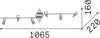 Plafoniera-Moderna-Alfa-Metallo-Bianco-6-Luci-Gu10-7W-3000K-Luce-Calda