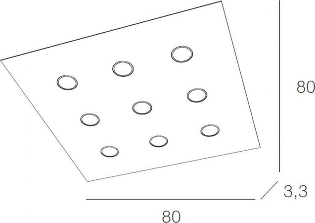 Plafoniera-Moderna-Area-Metallo-Bianco-Metallo-9-Luci-Gx53