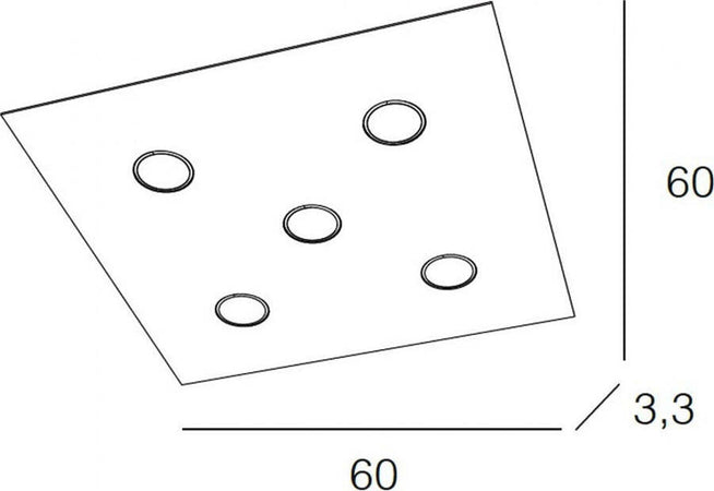 Plafoniera-Moderna-Area-Metallo-Grigio-Metallo-5-Luci-Gx53