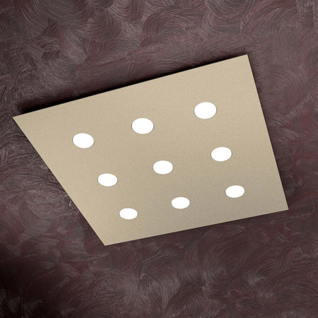 Plafoniera-Moderna-Area-Metallo-Sabbia-Metallo-9-Luci-Gx53