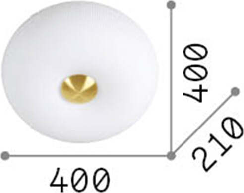 Plafoniera-Moderna-Arizona-Vetro-Bianco-3-Luci-Gx53-9W-3000K-Luce-Calda