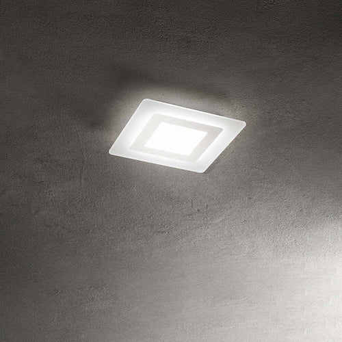 Plafoniera-Moderna-Bend-Metallo-Bianco-Led-Piccola