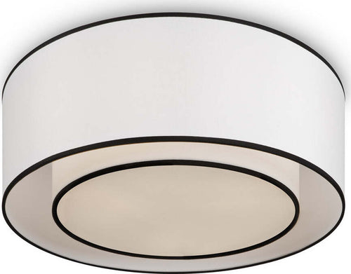 Plafoniera-Moderna-Bergamo-In-Metallo-Bianca-E-Nera-3-Luci-Diffusore-In-Tessuto