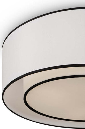 Plafoniera-Moderna-Bergamo-In-Metallo-Bianca-E-Nera-3-Luci-Diffusore-In-Tessuto