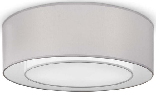 Plafoniera-Moderna-Bergamo-In-Metallo-Cromo-E-Grigio-3-Luci-Diffusore-In-Tessuto