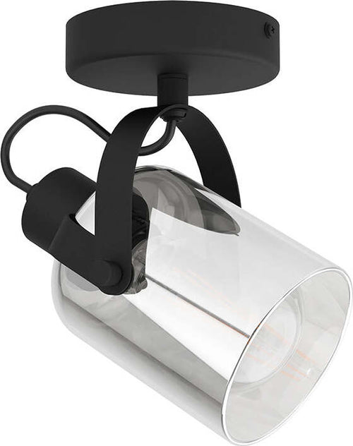 Plafoniera-Moderna-Berregas-1-Luce-Acciaio-Nero-E-Cromo